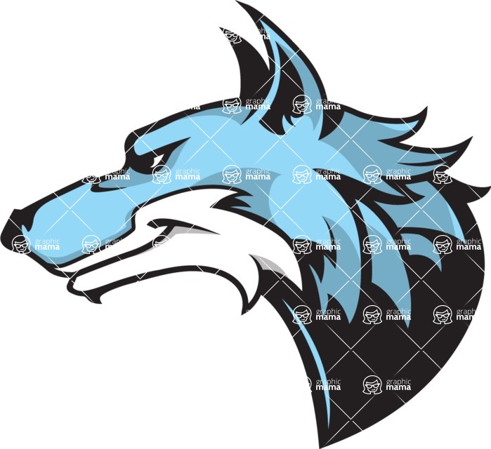 Vector Mascot Collection - Wolf Mascot Design